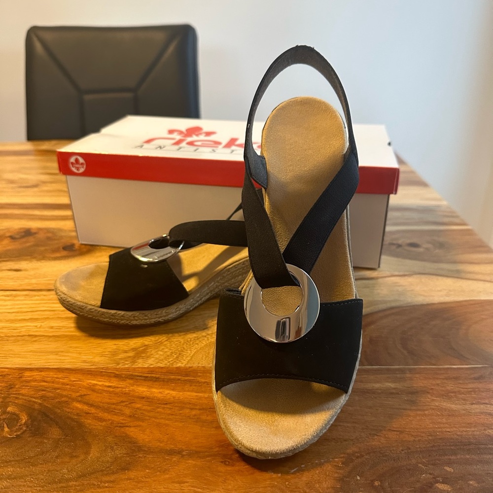 Rieker Ladies Wedge Sandal